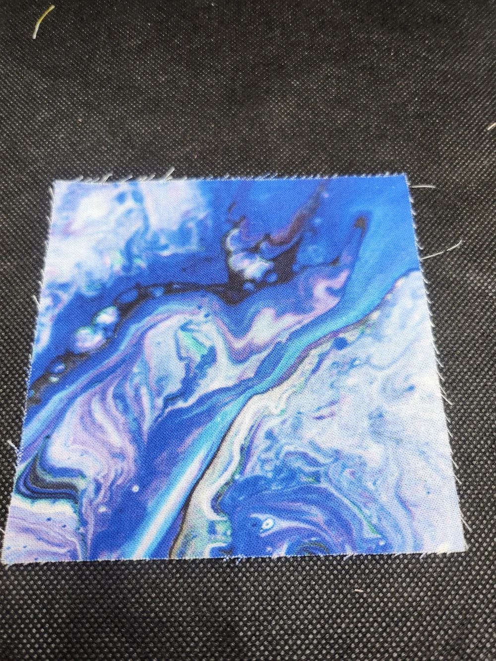 2 4.50 inch precut cotton fabric squares; great for quilting and crafting
